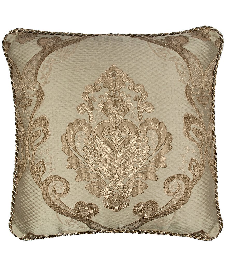 Austin Horn Classics Prosper Embroidered Medallion Square Pillow