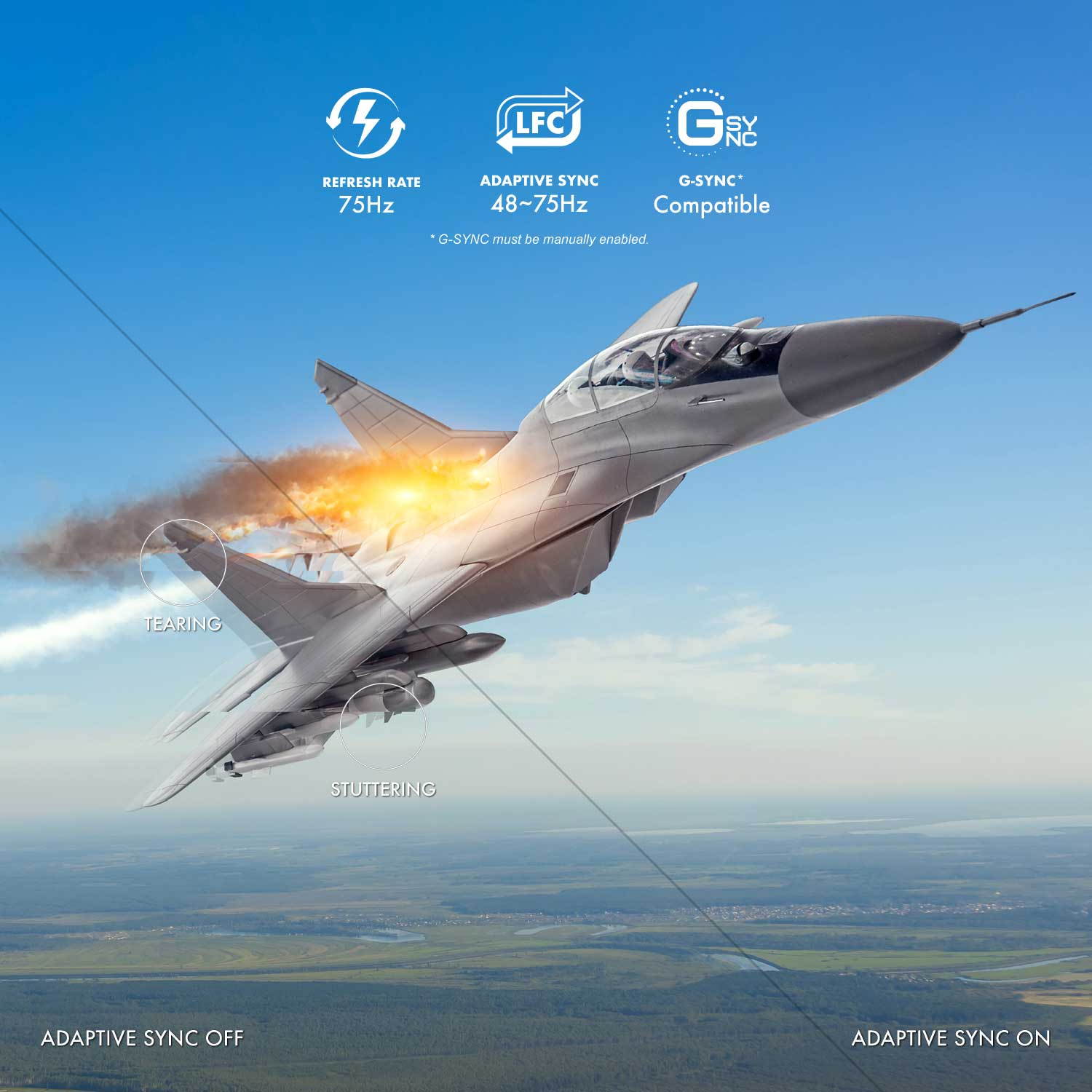 VIOTEK FI32DB 32-Inch IPS QHD Monitor 75Hz&mdash;Ultra-Slim Design 1440p 10-Bit 1.07G Displayable Colors & Ultra-Vivid Mode, FreeSync/G-Sync, HDMI DP mini-DP VGA 3.5mm&mdash;3 Years Zero Dead Pixels