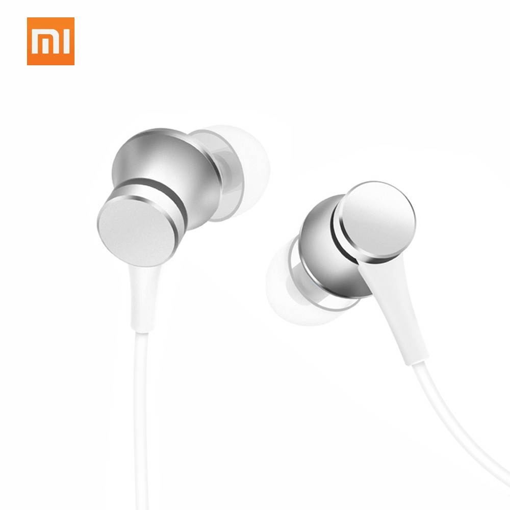 Original Xiaomi In-Ear Earphones Fresh Version 3.5mm Plug Balance Damping System Earbuds Built-in Microphone Answering Calls Headset for Smartphone