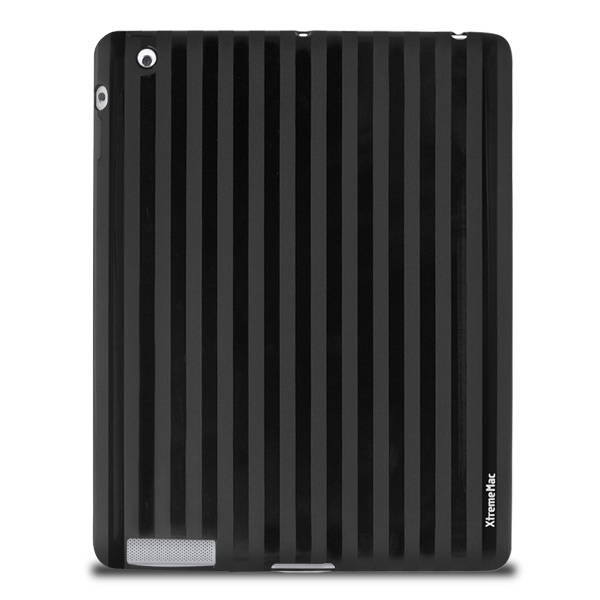 XtremeMac Tuffwrap Protective Shine Case for iPad 2 3 4 Black Stripe
