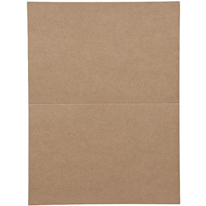 Sustainable Greetings Blank Kraft Greeting Cards with Envelopes (100 Count)