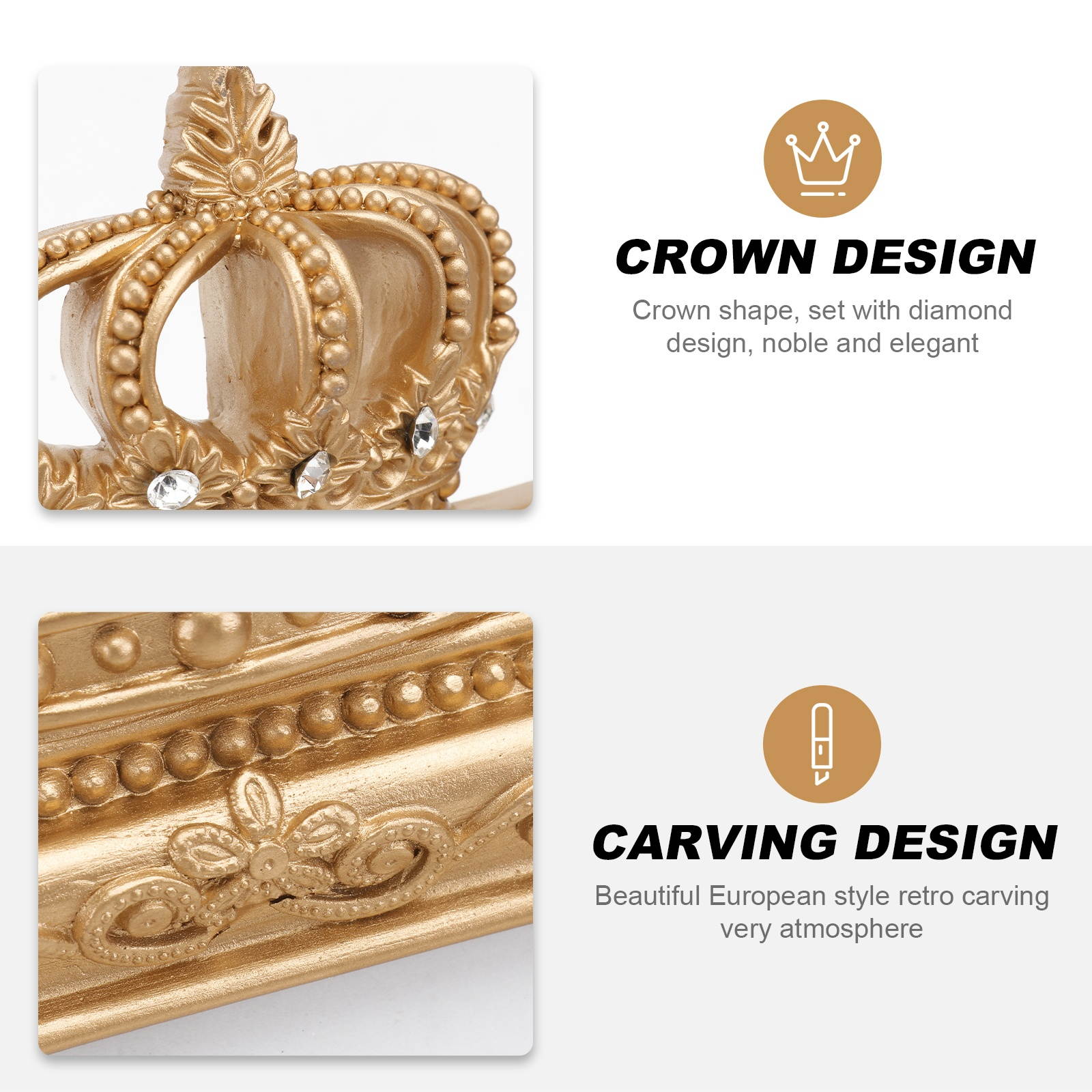 1pc European Style Photo Frame Decor Scene Decor Creative Photo Holder Decor