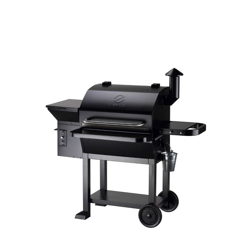 Z Grills Black Elk ZPG-10002B Wood Pellet Grill and Smoker 7-in-1 BBQ Grill