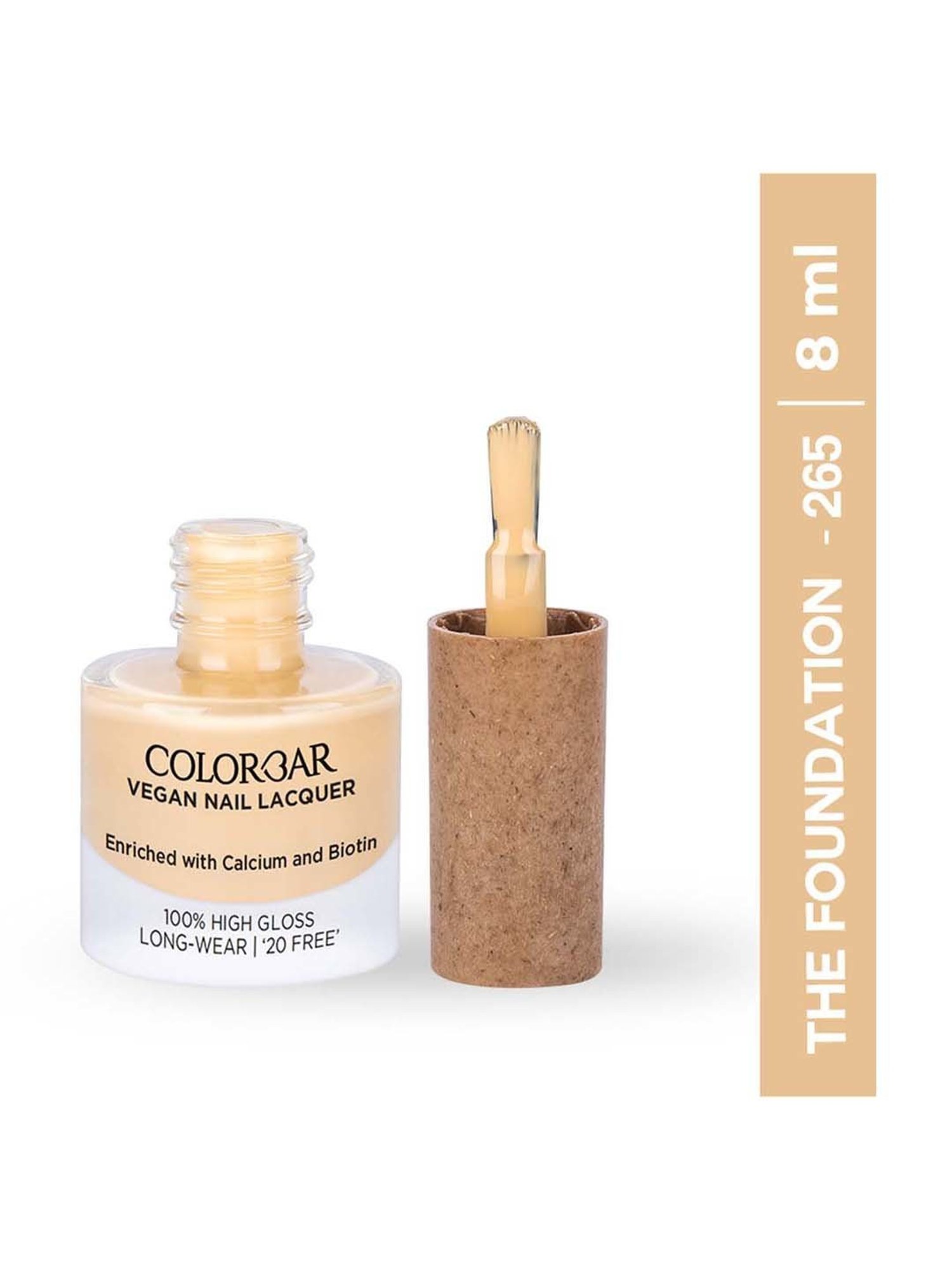 Colorbar Vegan Nail Lacquer The Foundation - 265 - 8 ml