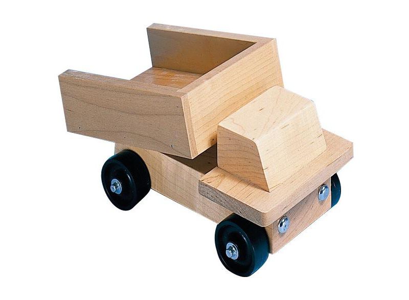 Marvel Education Co Wooden Dump Truck, 10 x 5 Inches