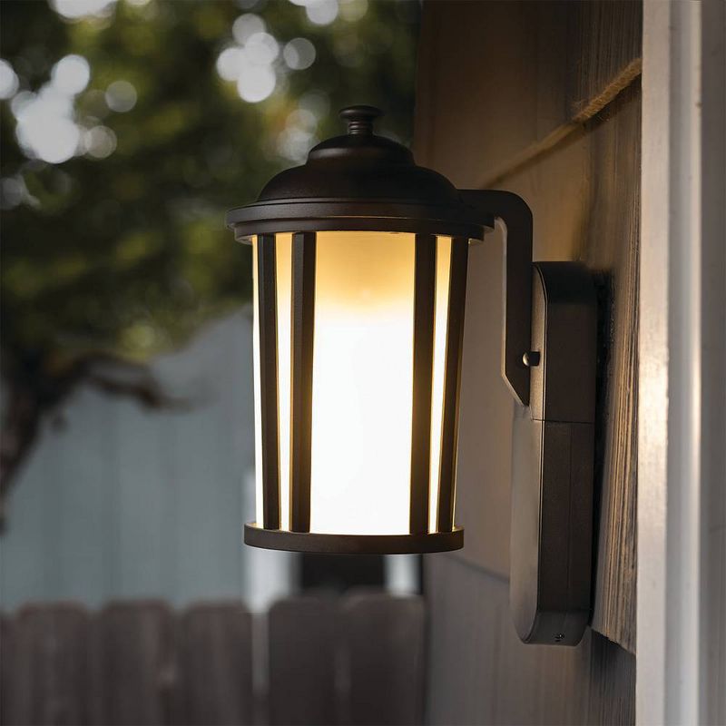 Outdoor LED Wall/Pillar Light Yellow/White - Techko Maid