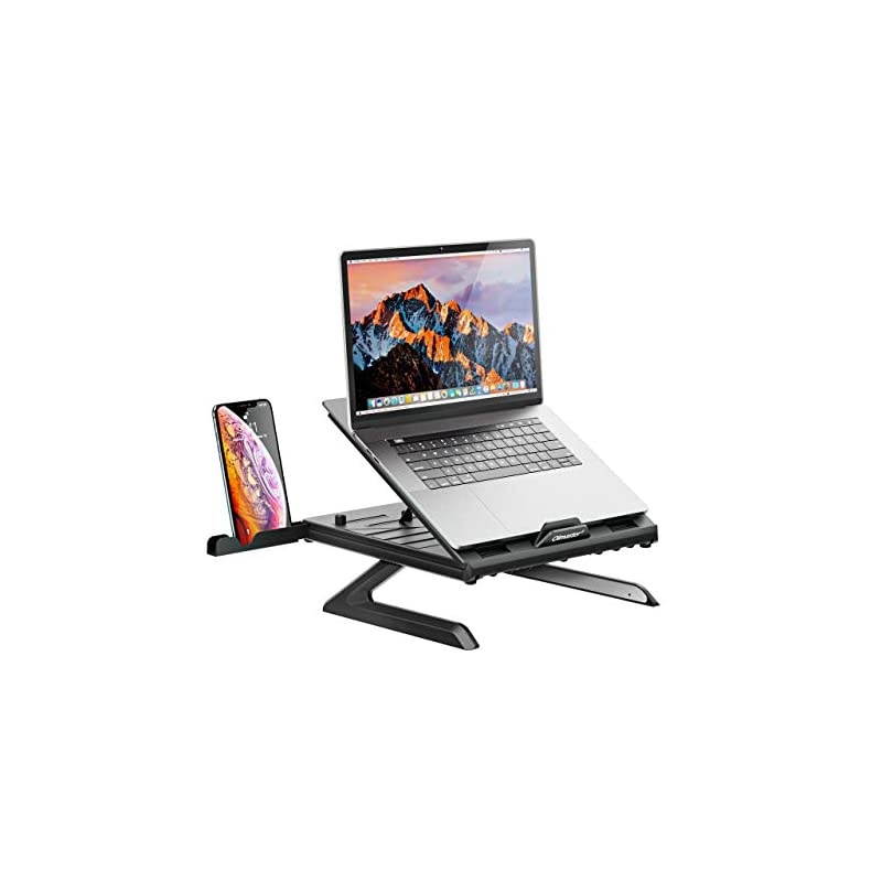 Laptop Stand MutiAngle Adjustable Portable Foldable Laptop Stand with HeatVent Ergonomic Laptop Stand Riser for Desk Compatible with MacBook Air Pro Surface Laptop 9156 inches