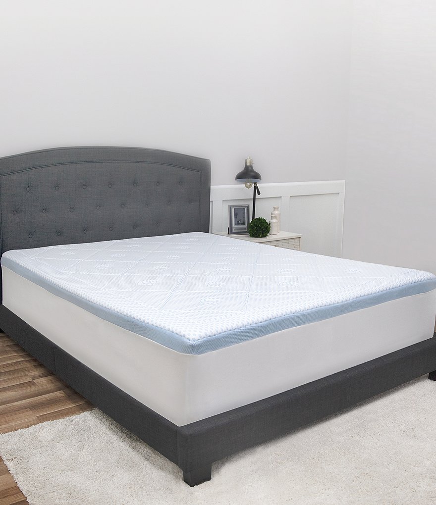 Sensorpedic SensorCOOL 3#double; Quilted Gel-Infused Memory Foam Bed Topper