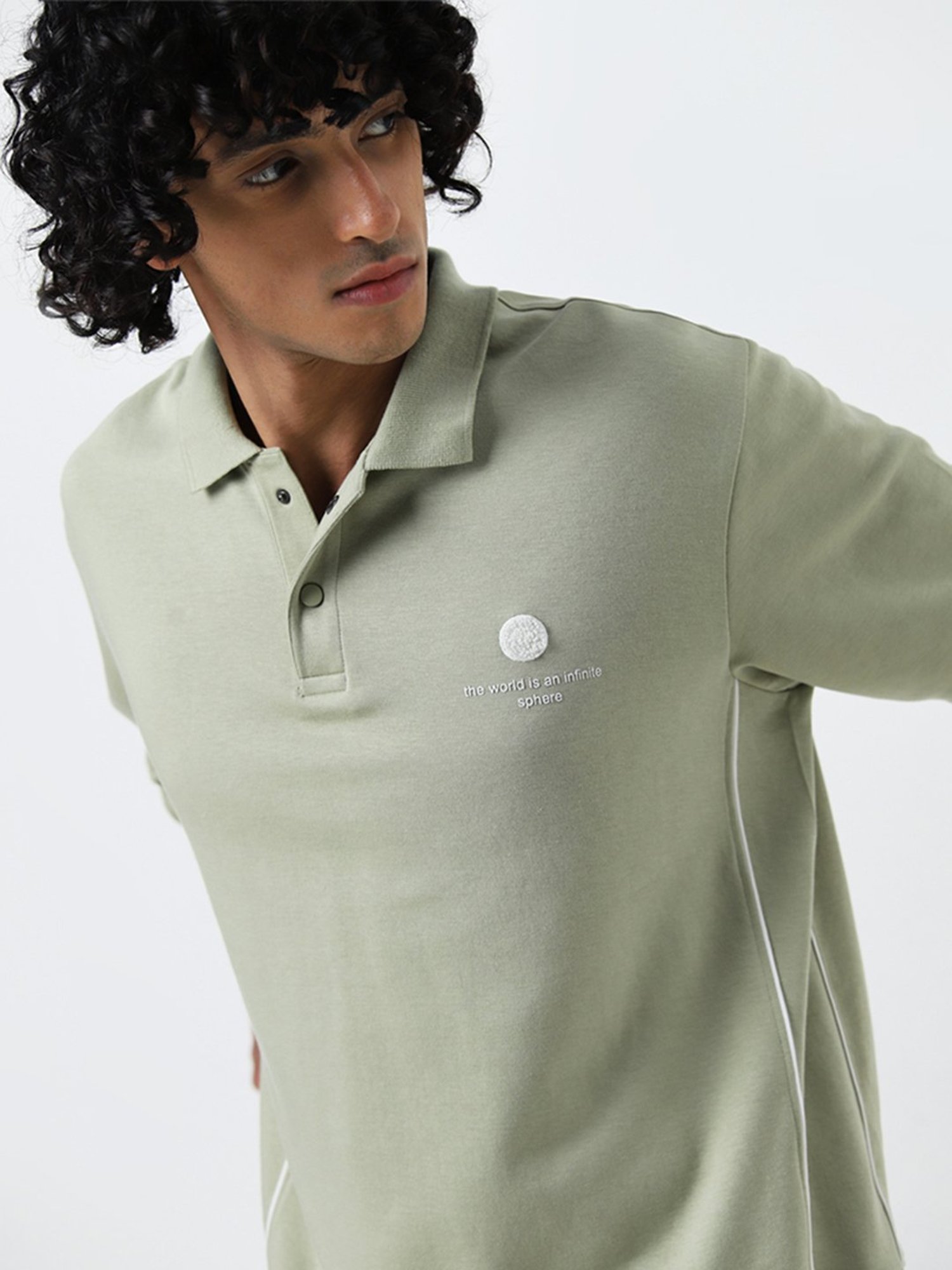 Spykar Red Slim Fit Sweatshirt