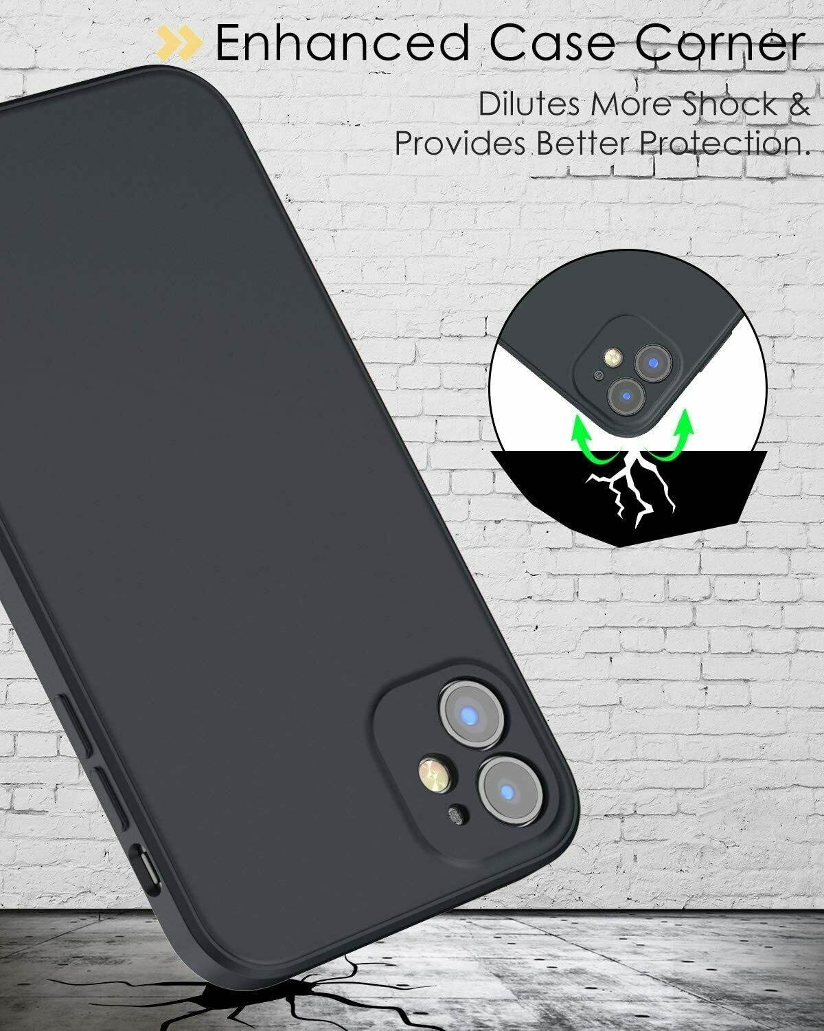 Cubic Liquid Silicone Case Cover For iPhone 12 / 12 Mini / 12 Pro / 12 Pro Max