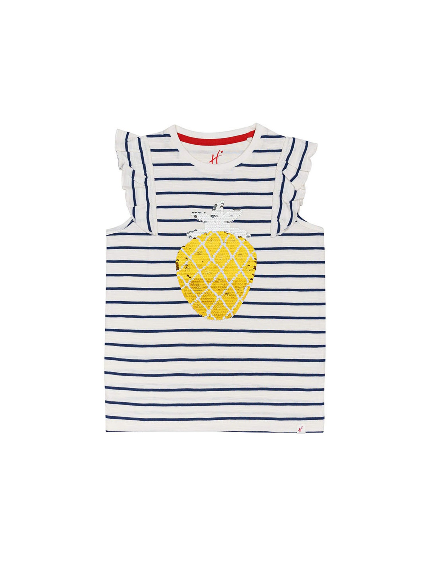 H by Hamleys Girls White Embellished T-Shirt