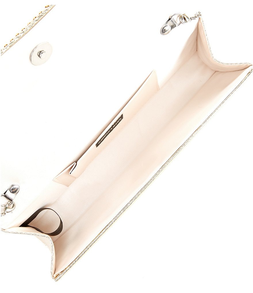 Kate Landry Satin Buckle Clutch Bag