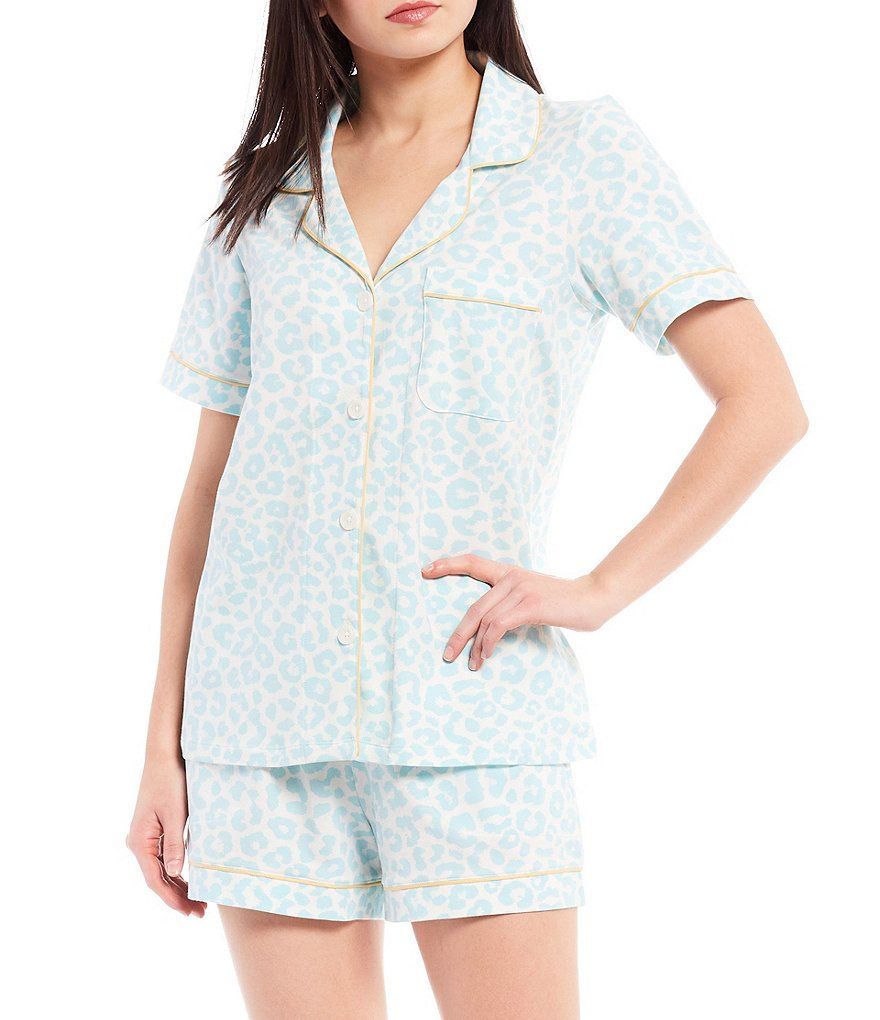 BedHead Pajamas Animal Instinct Printed Knit Shorty Coordinating Pajama Set