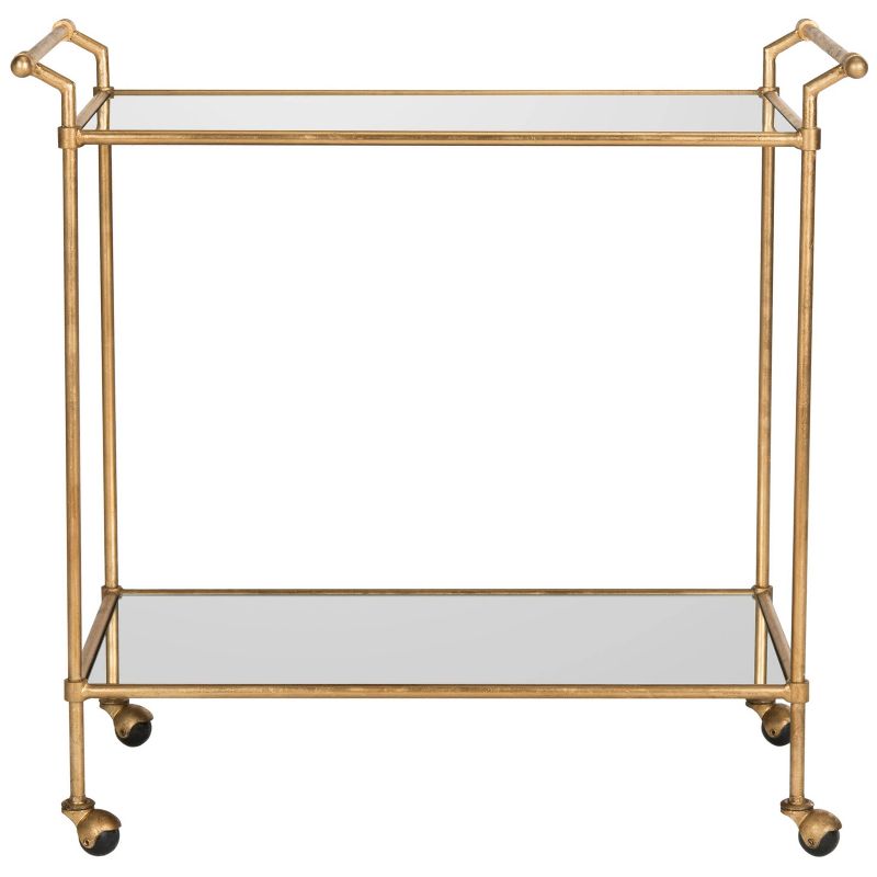 Bar Cart Metal/Gold - Safavieh