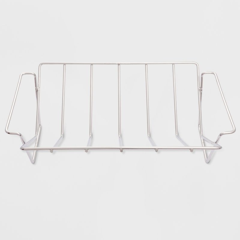 Char-Broil Grill Cookware Rib & Roast Rack - Silver