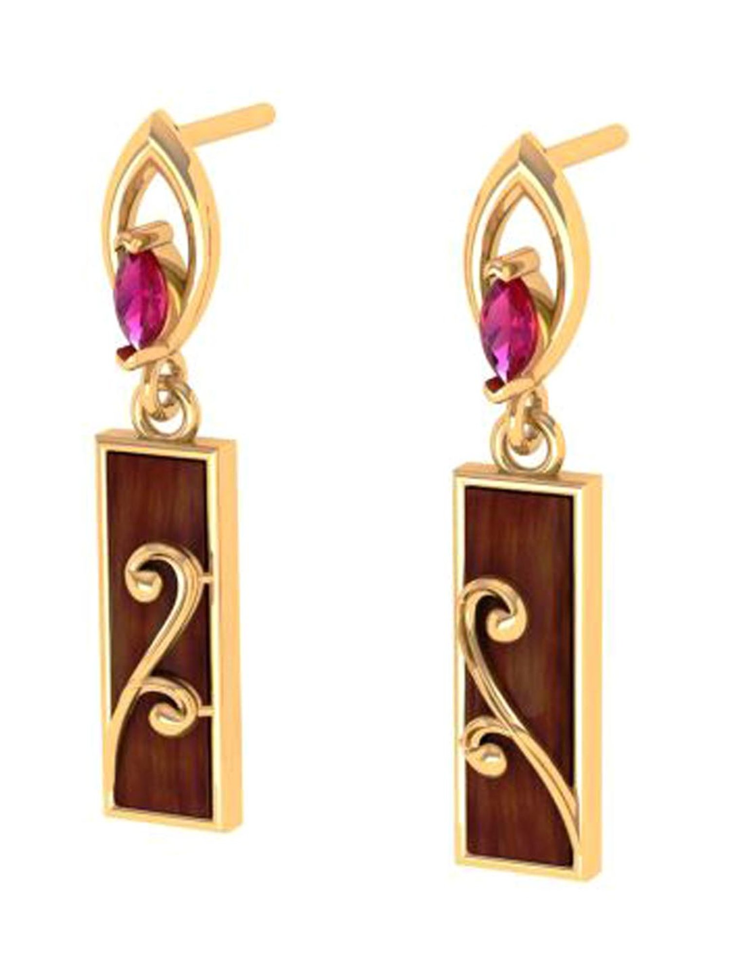 P.C. Chandra Jewellers 18k Gold Earrings for Women
