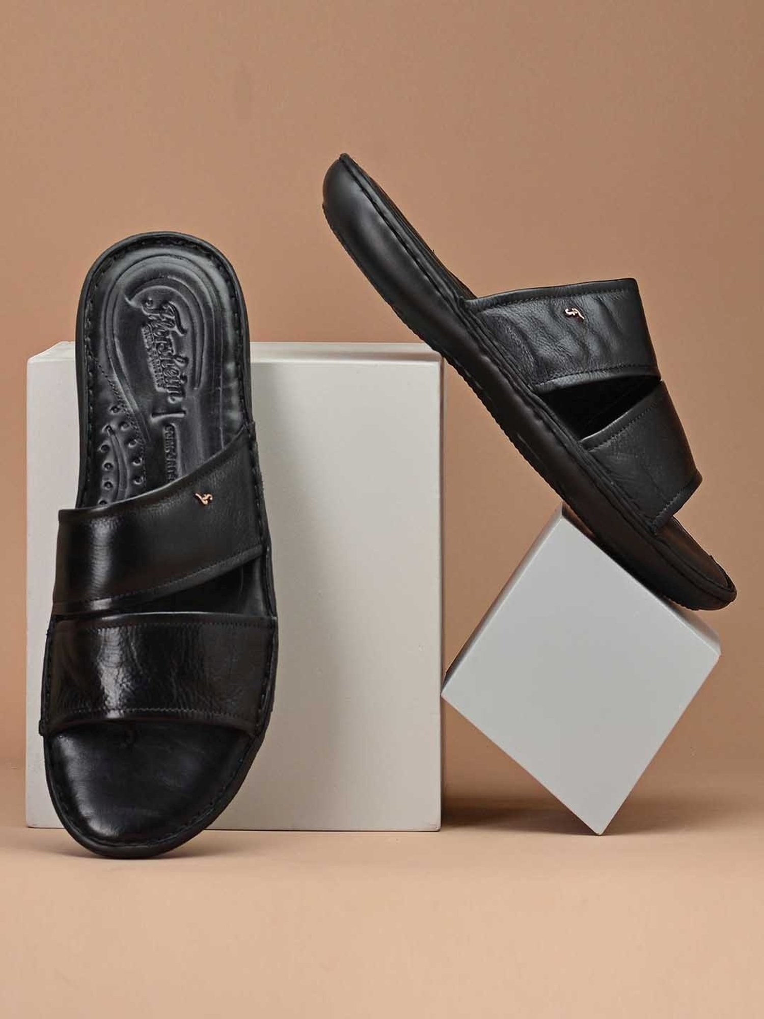 Florsheim Men's Black Casual Sandals