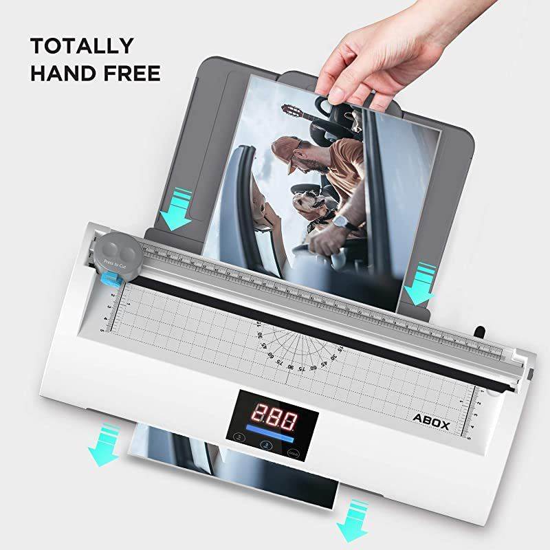 Laminator Machine Pixseal ? A4 Thermal Laminating Machine with Feeding Tray Trimmer Corner Rounder 20 Laminating Pouches