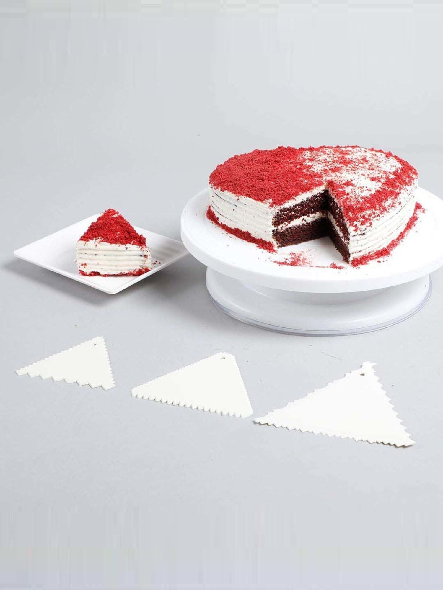 Wonderchef Ambrosia 3-in-1 Cake Scrapers