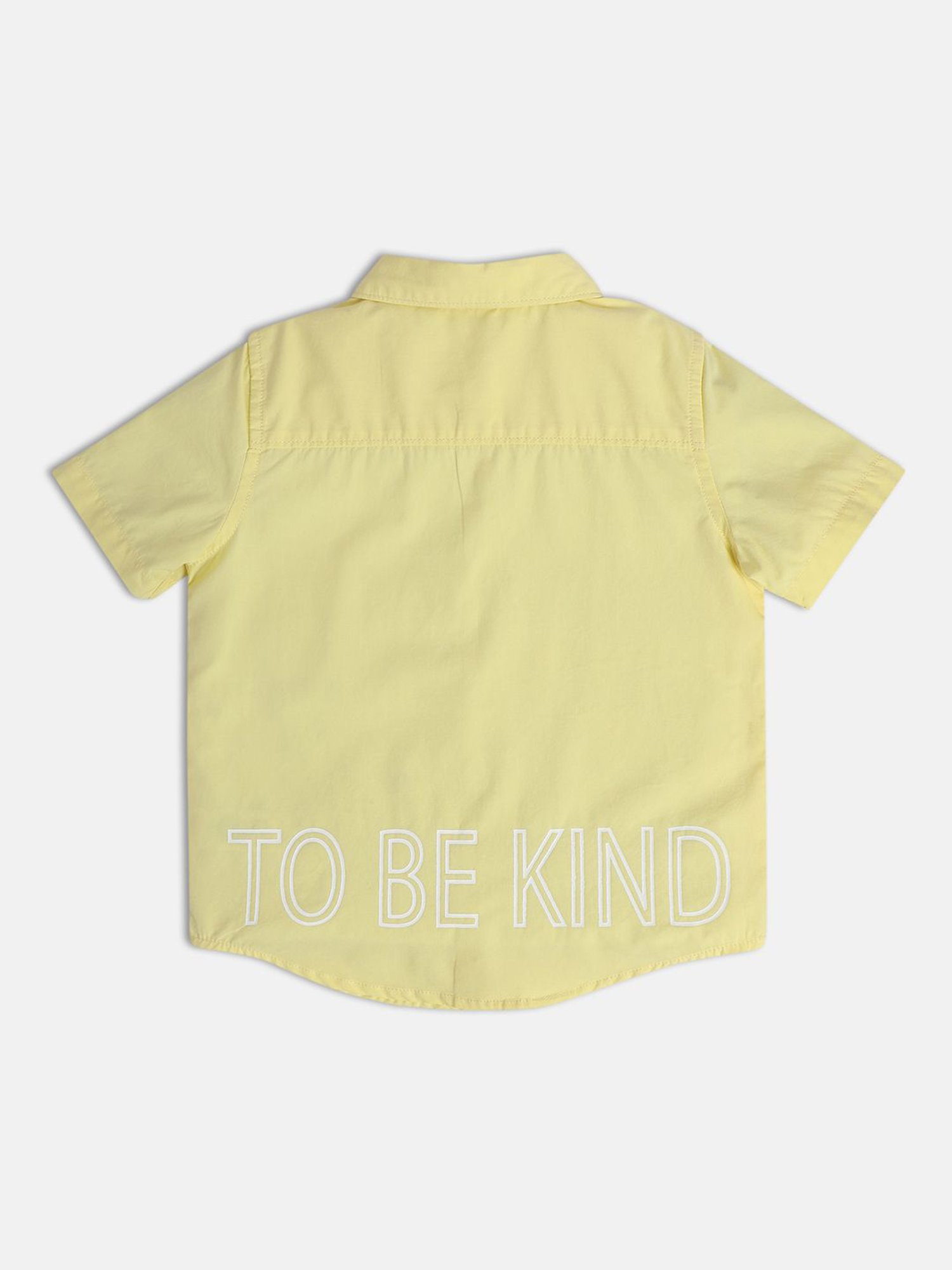 MINIKLUB Kids Yellow Printed Shirt
