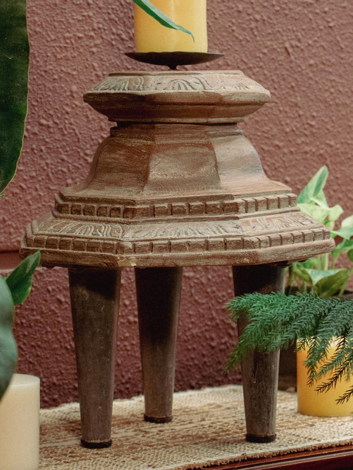 Karo Tapi Printed Multicolor Wood Small Tray