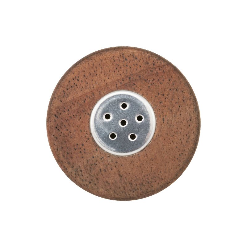 Cole & Mason Maccelfield Round Top Soft Square Wood Mill and Shaker Set