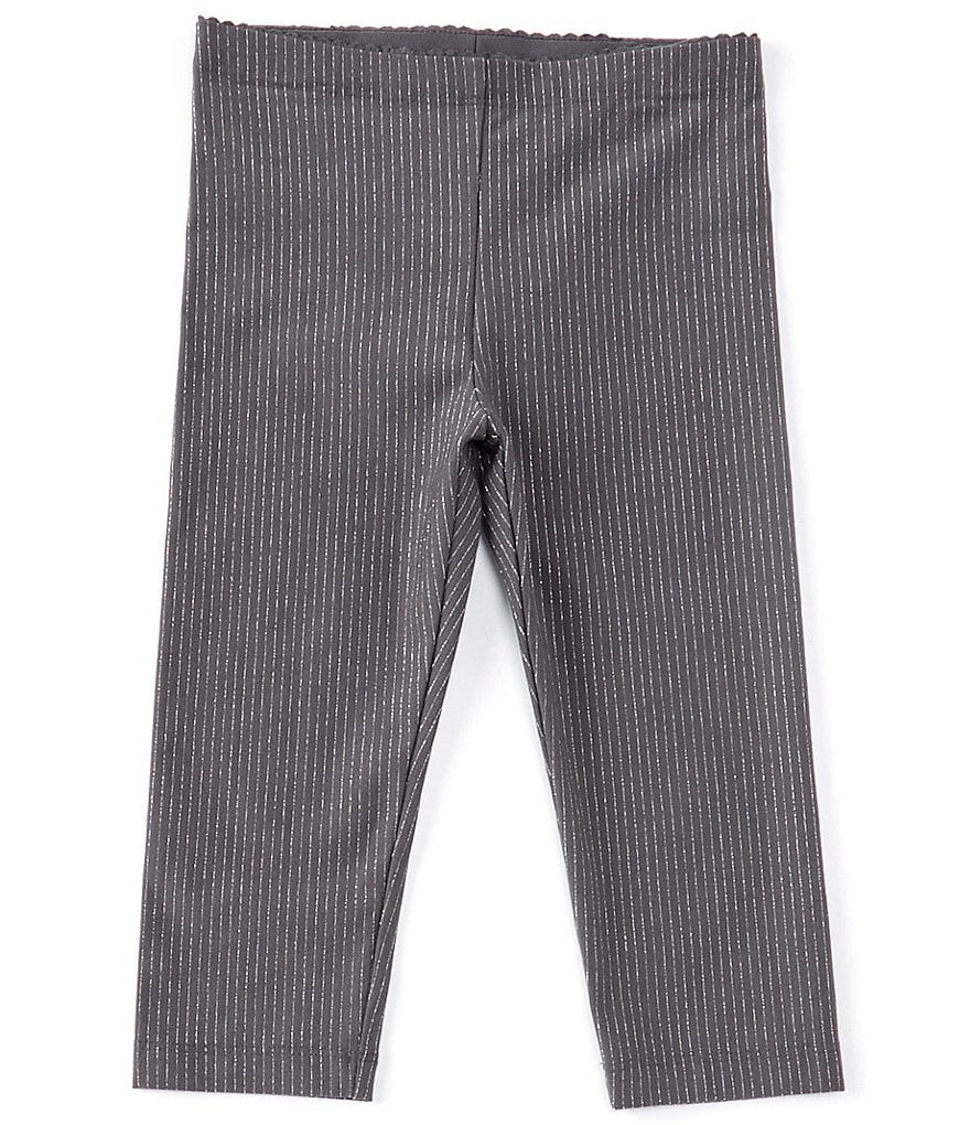 Tea Collection Little Girls 2-6 Sparkle Stripe Capri Leggings