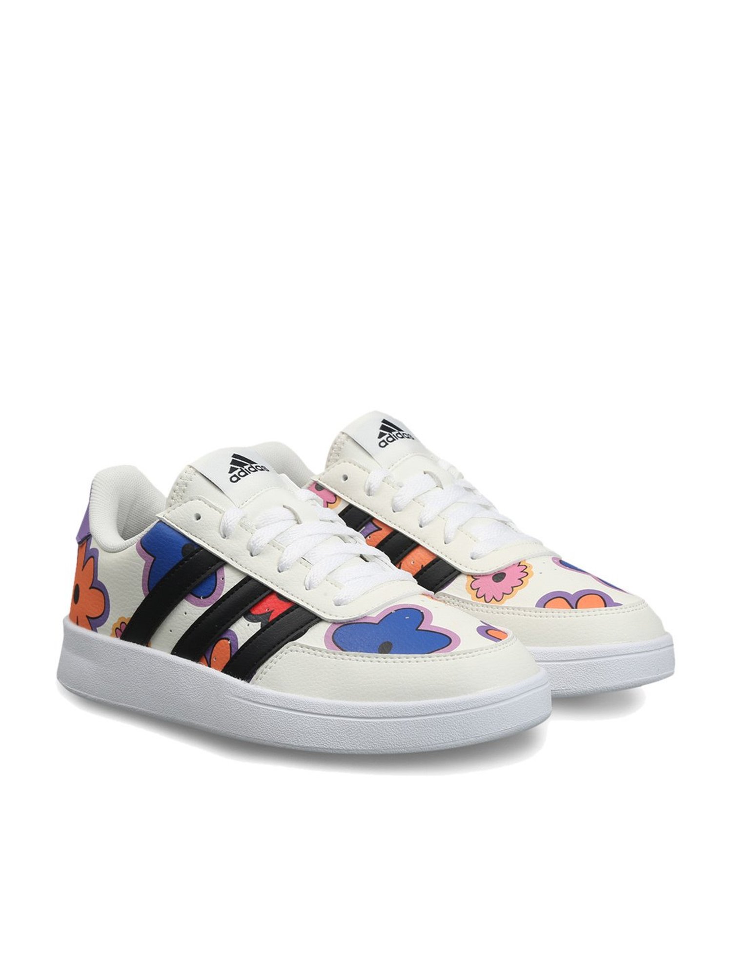 Adidas Women's BREAKNET 2.0 White Tennis Shoes