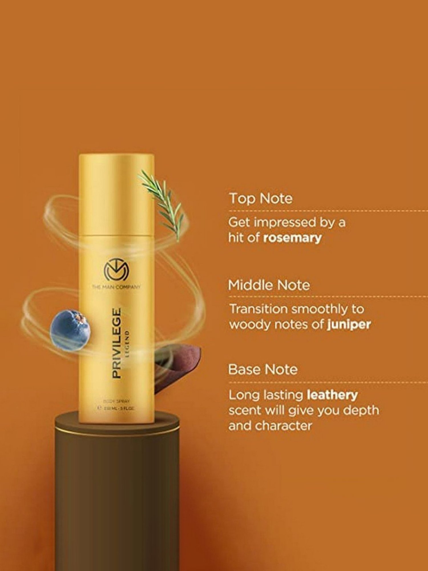 THE MAN COMPANY Privilege Legend Body Spray Set for Men