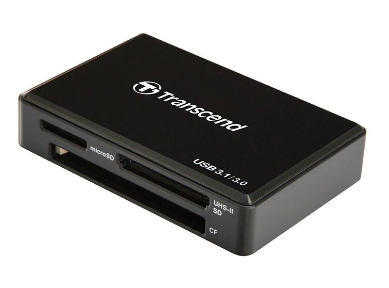 Transcend TS-RDF9K Card Reader SDHC/XC microSDHC/XC CF MS USB3.1/USB3.0