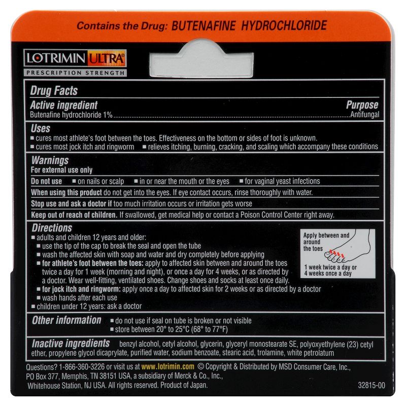 Lotrimin Ultra Antifungal Jock Itch Cream – 12g