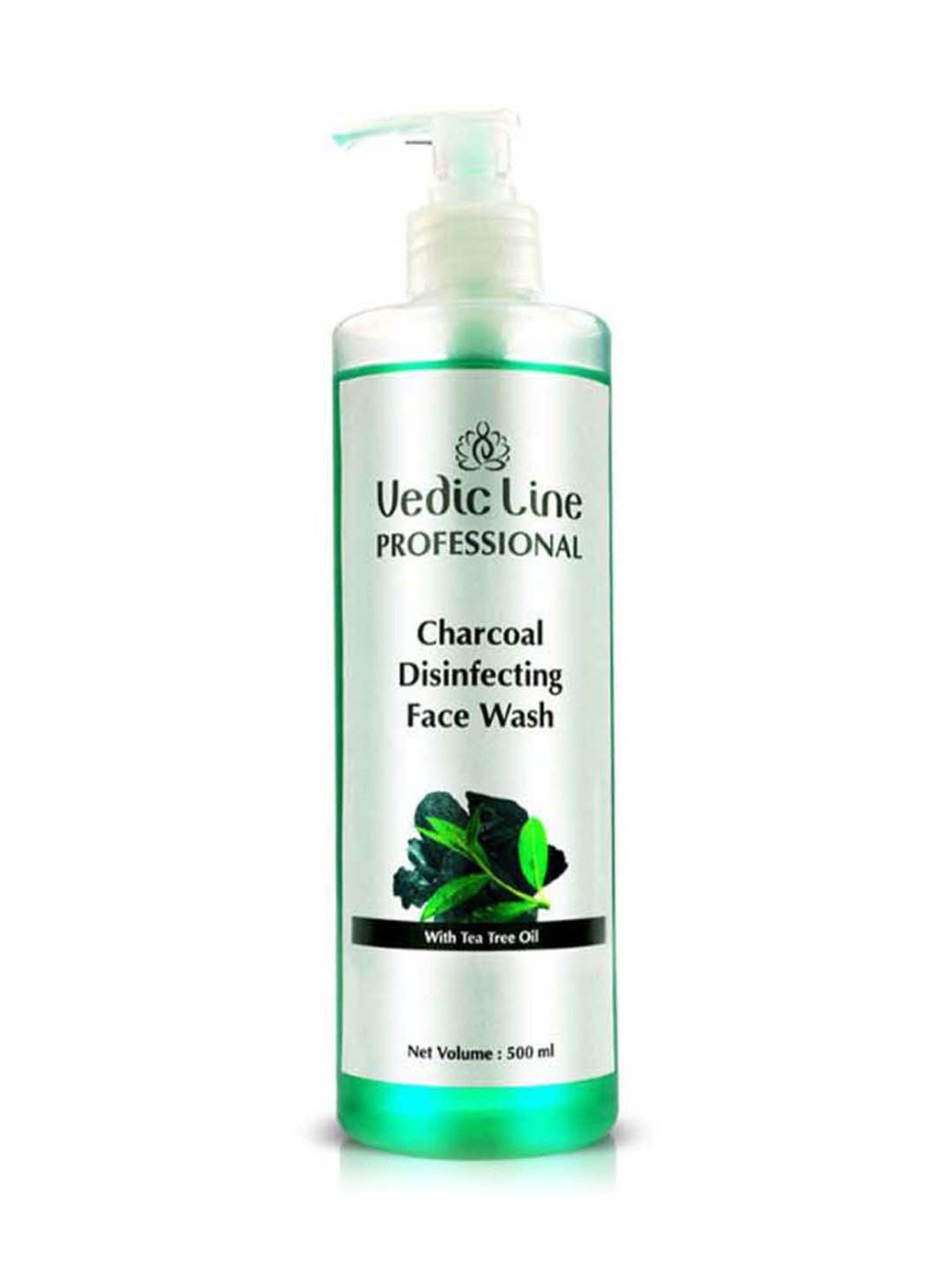 VEDIC LINE Charcoal Disinfecting Face Wash - 500 ml
