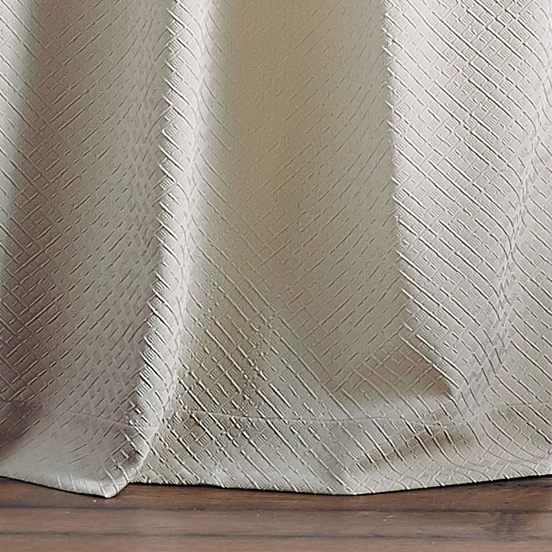 84"x38" Basket Poletop Curtain Panel Taupe - CHF Industries