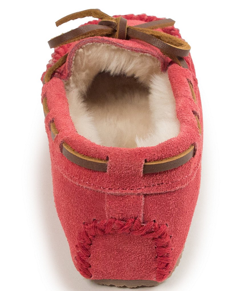 Minnetonka Kids' Cassie Suede Slippers (Toddler)