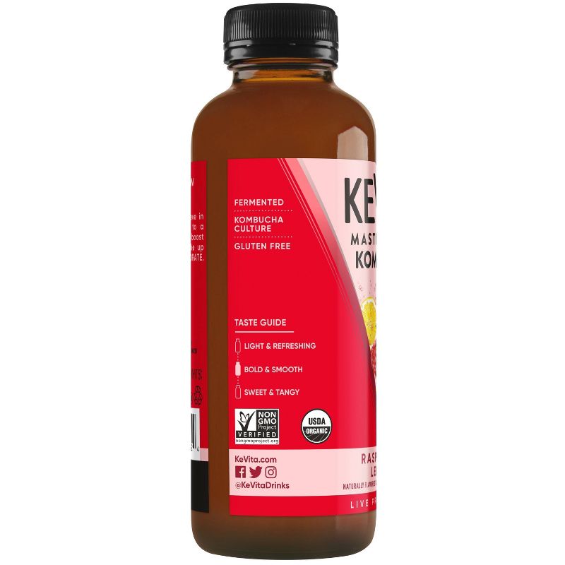KeVita Raspberry Lemon Master Brew Kombucha - 15.2 fl oz