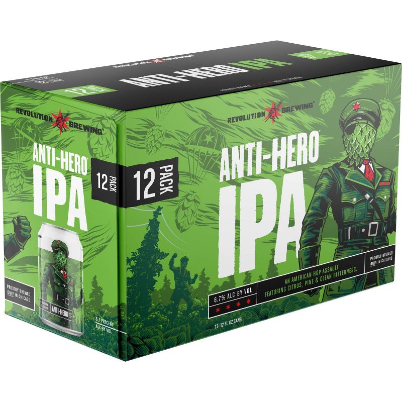 Revolution Anti Hero IPA Beer - 12pk/12 fl oz Cans