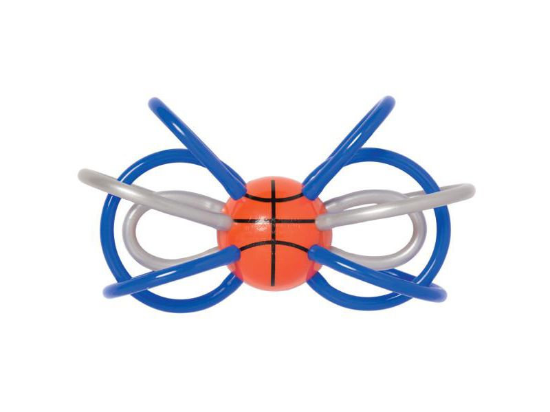 Manhattan Toy Company Dallas Mavericks Winkel Rattle and Teether Officially Licensed NBA Baby Toy