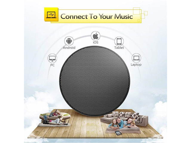 Autofeel Mini Portable Speaker Portable Wireless Bluetooth Speaker with Built-in-Mic Handsfree Call AUX Line Support TF Card HD Sound and Enhanced Bass For iPhone ipad PC Cellphone