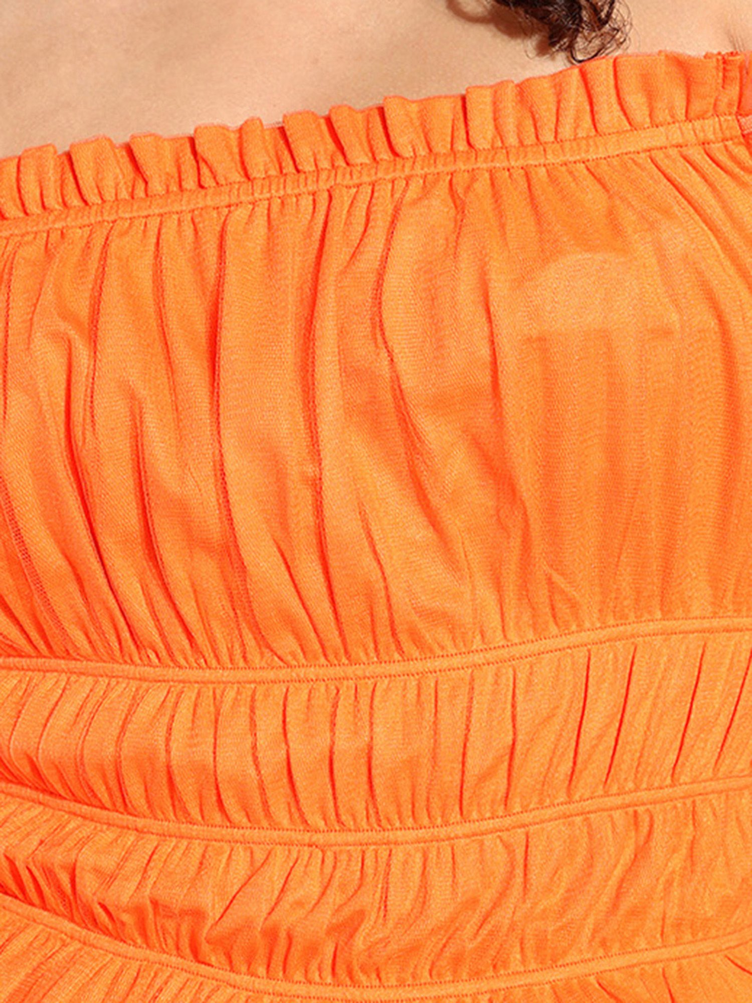 KASSUALLY Orange Relaxed Fit Top