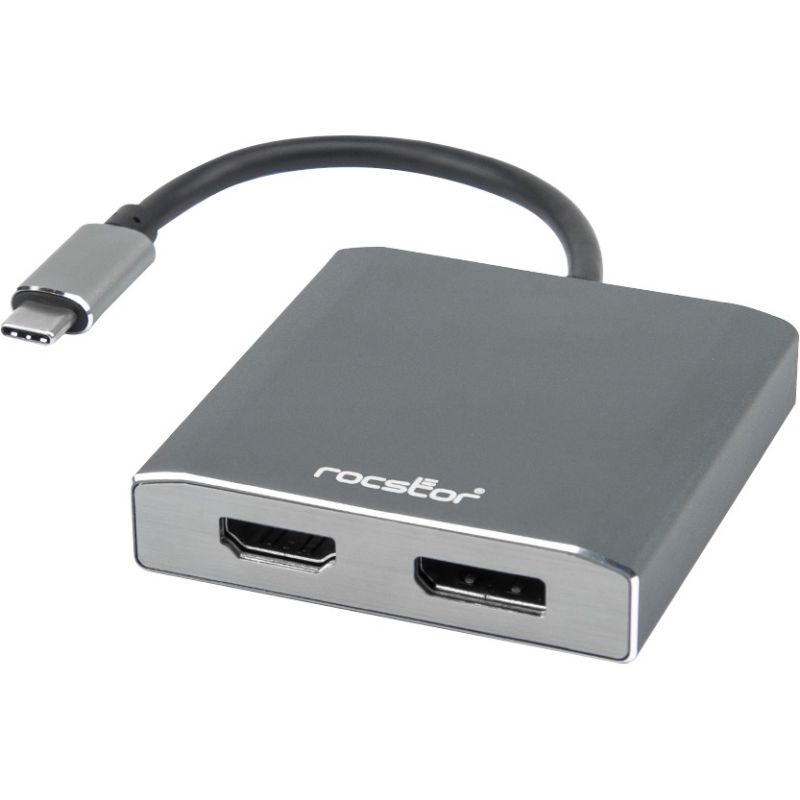 ROCSTOR Y10A202-A1 USB-C TO HDMI & DISPLAYPORT