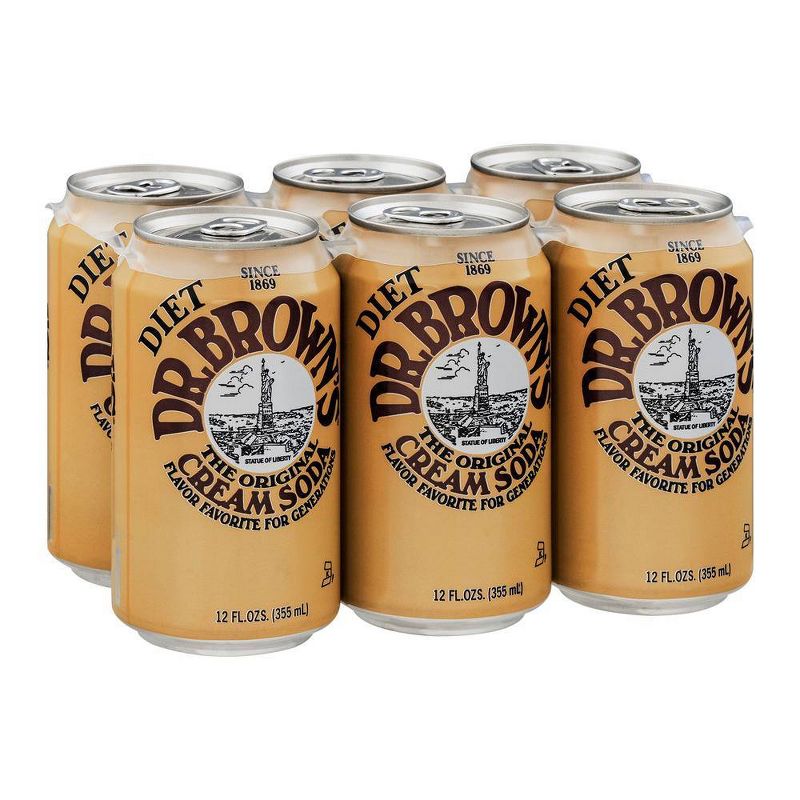Dr. Browns Diet Cream Soda 6 pk