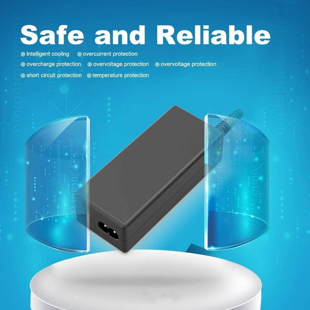 65W 45W AC Charger Fit for Lenovo ThinkPad Yoga 260 11 11S 12 14 15 370 460 S1, IdeaPad Yoga 2 11 13 Pro, L440 L450 L460 L470 L570 Z50 Z50-70 Z50-75 B50 B50-45 B50-80 Laptop Power Supply Adapter Cord