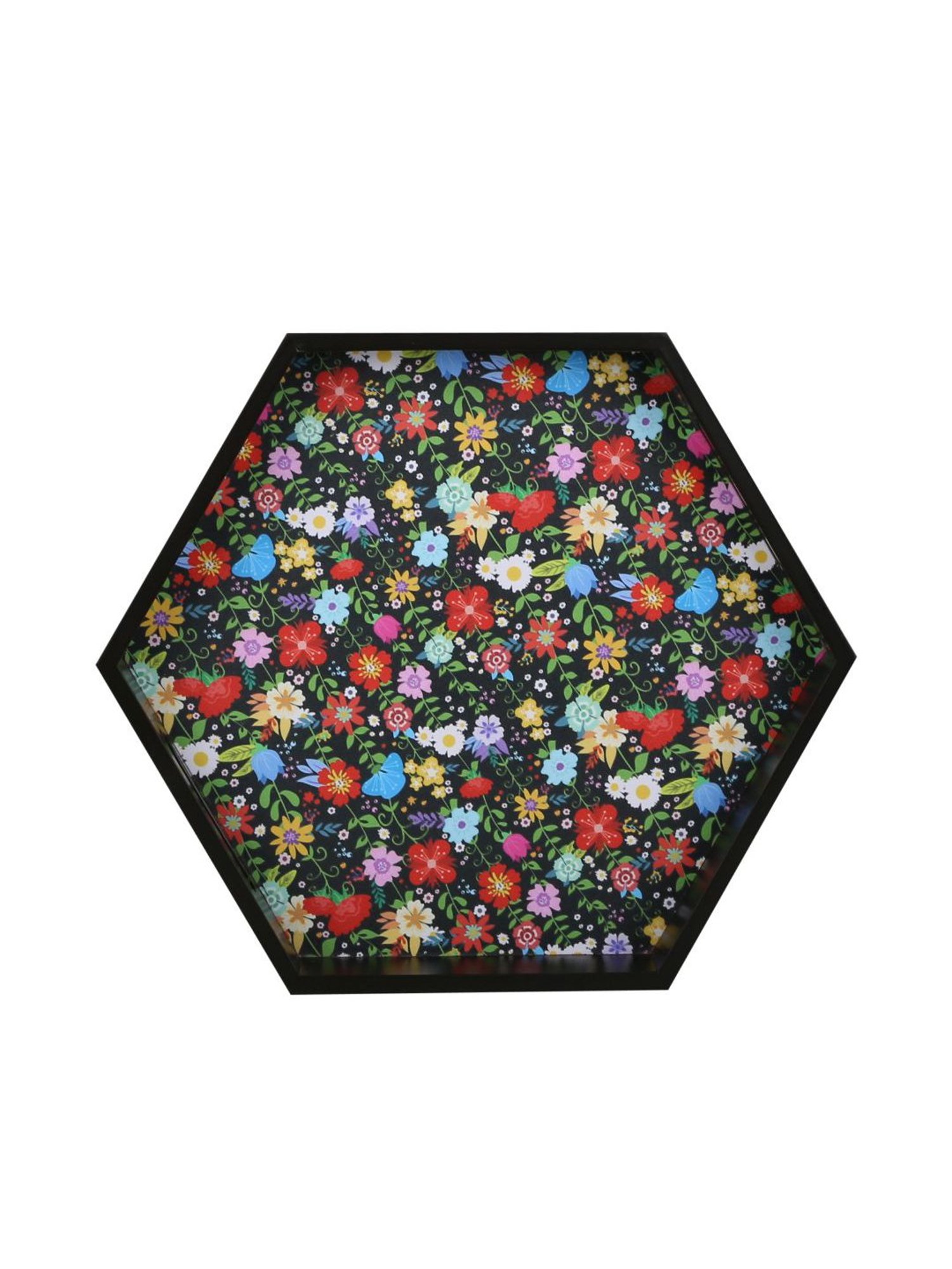 Karo Tapi Printed Multicolor Wood Small Tray