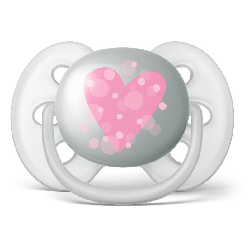 Philips Avent Ultra Soft Pacifier 6-18m - Panda/Heart - 2pk
