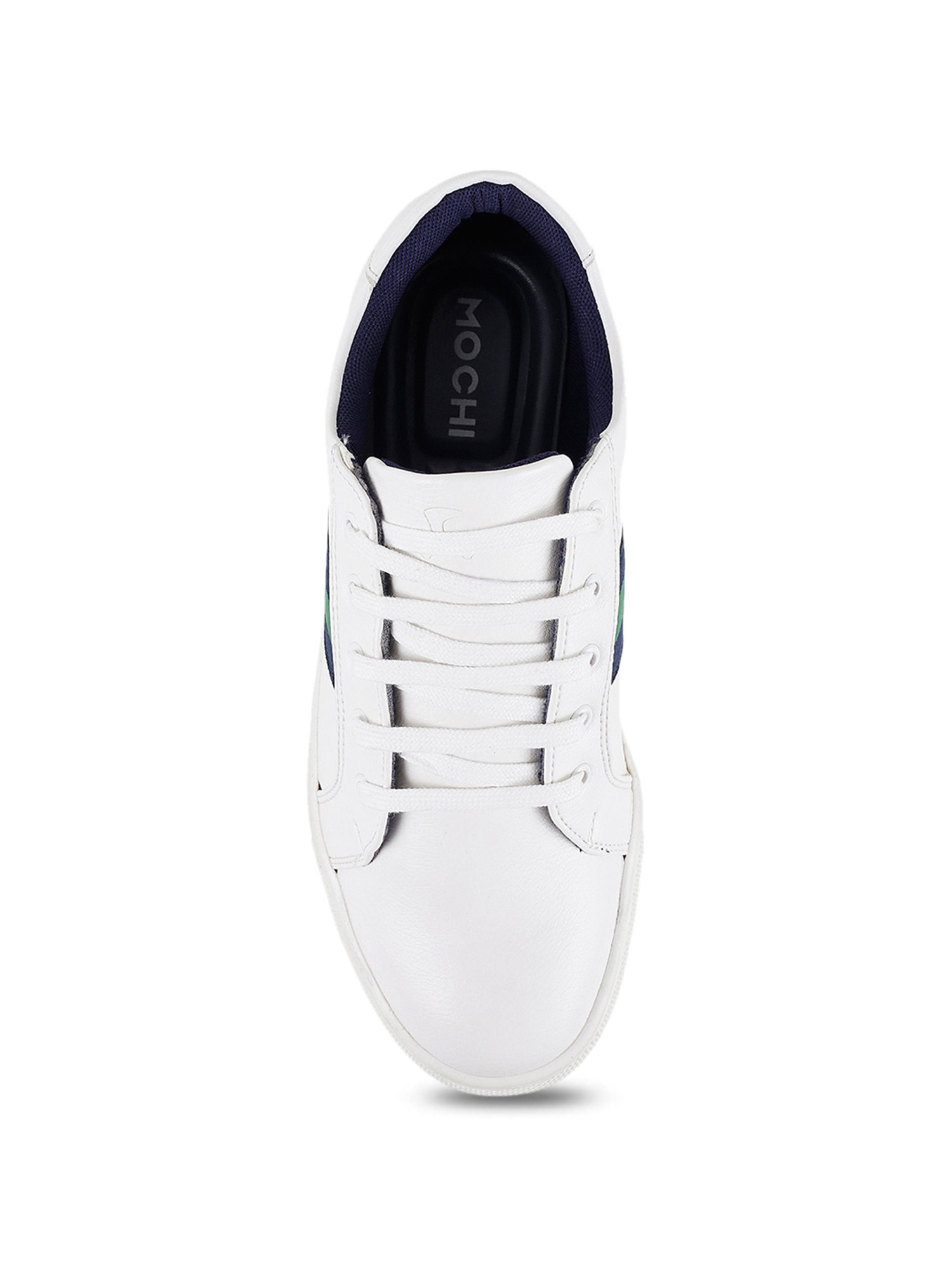 Mochi Men's White Casual Sneakers