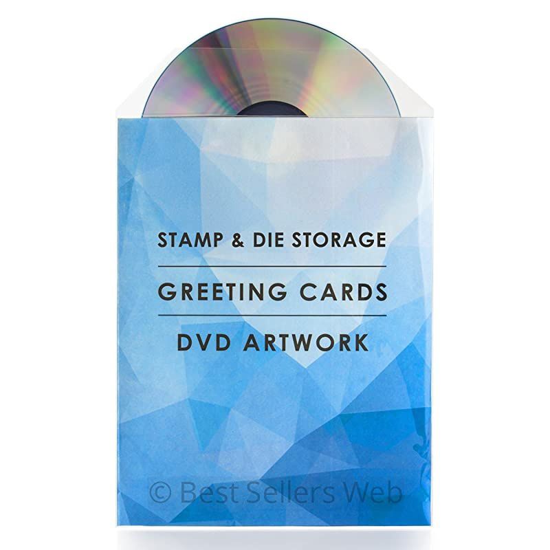 100 Big CPP Clear Plastic Sleeve with Flap 100 Micron Fits 14mm DVD Case Artwork