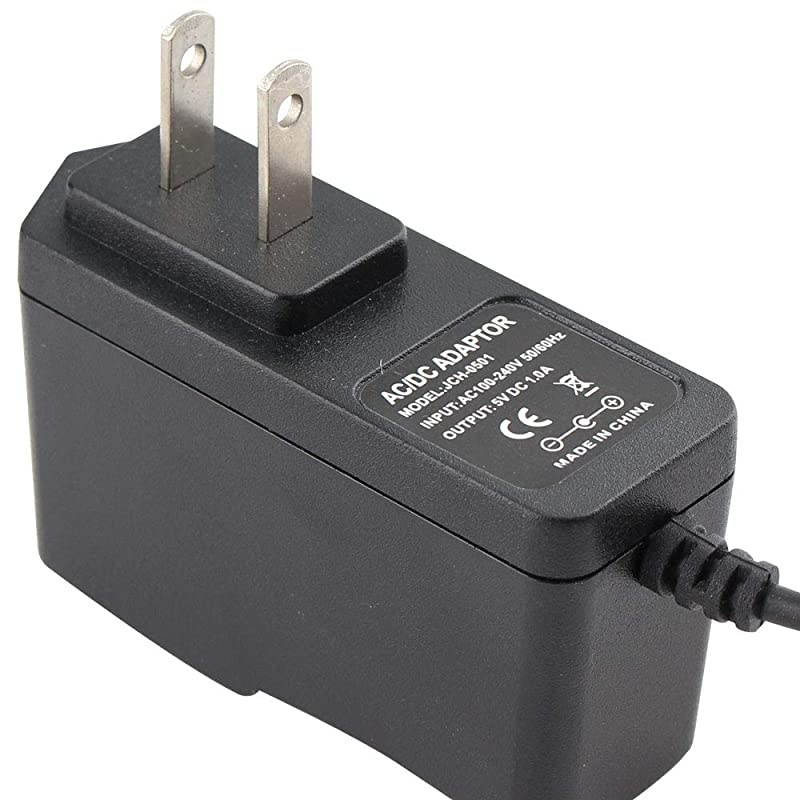 AC 100240V to DC 5V 1A Power Supply Adaptor Max 5W Universal Wall Plug Power Adapter 55 x 25mm DC JackDC 5V 1A 5W
