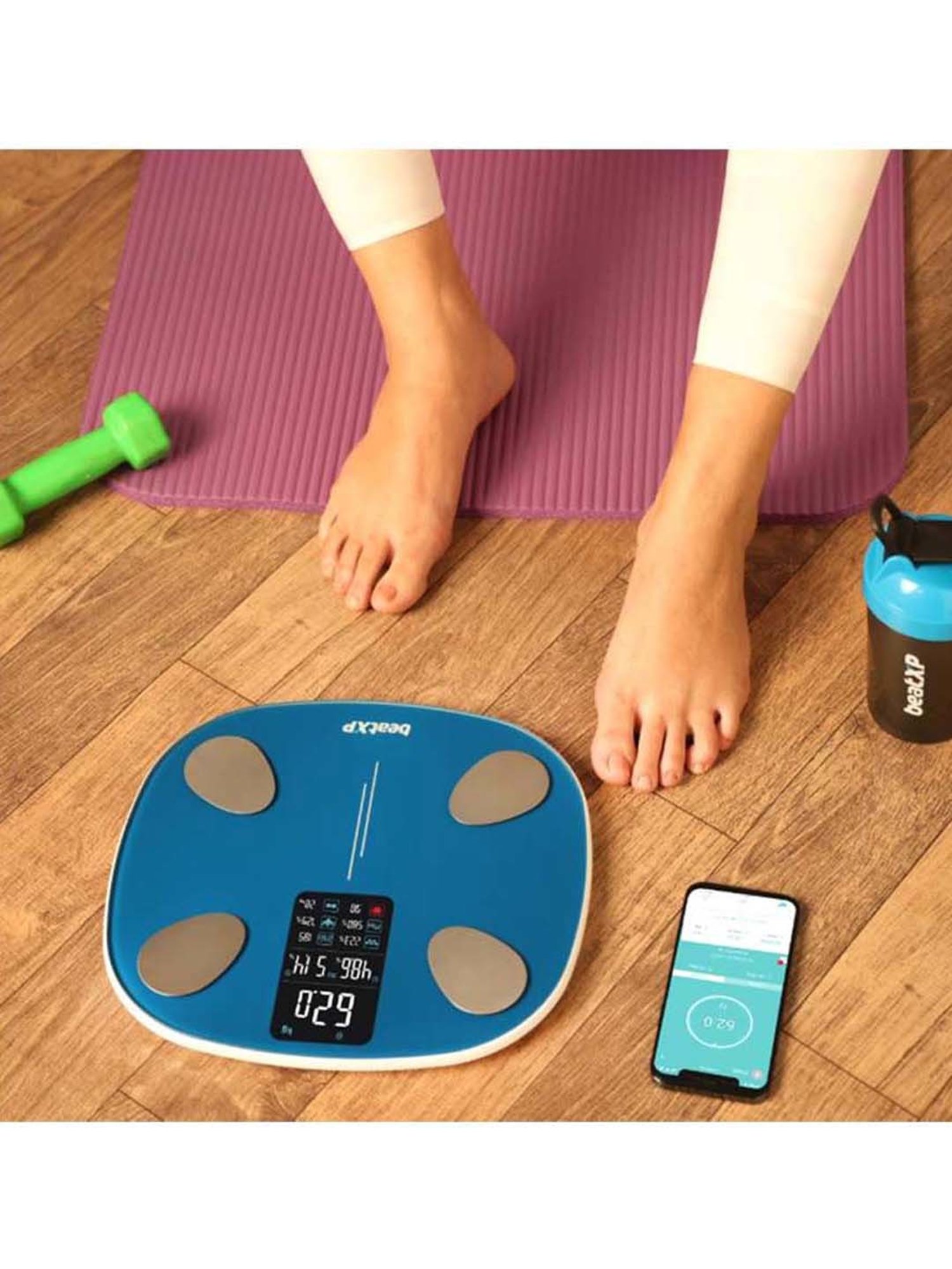 beatXP SmartPlus Prime Weighing Scale (Teal)