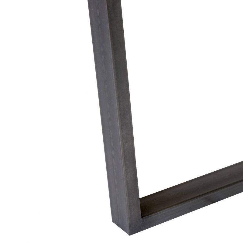 Thompson Dining Table with Metal Base Black - East at Main