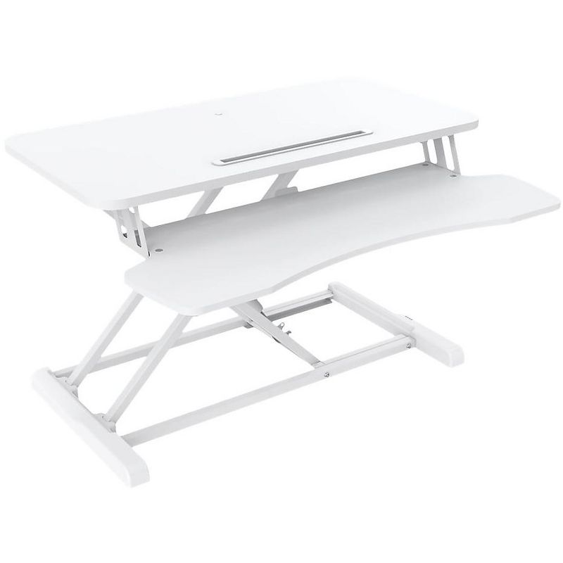 V7 Essential Fixed Height Standing Desk, White (DT2SSW) 